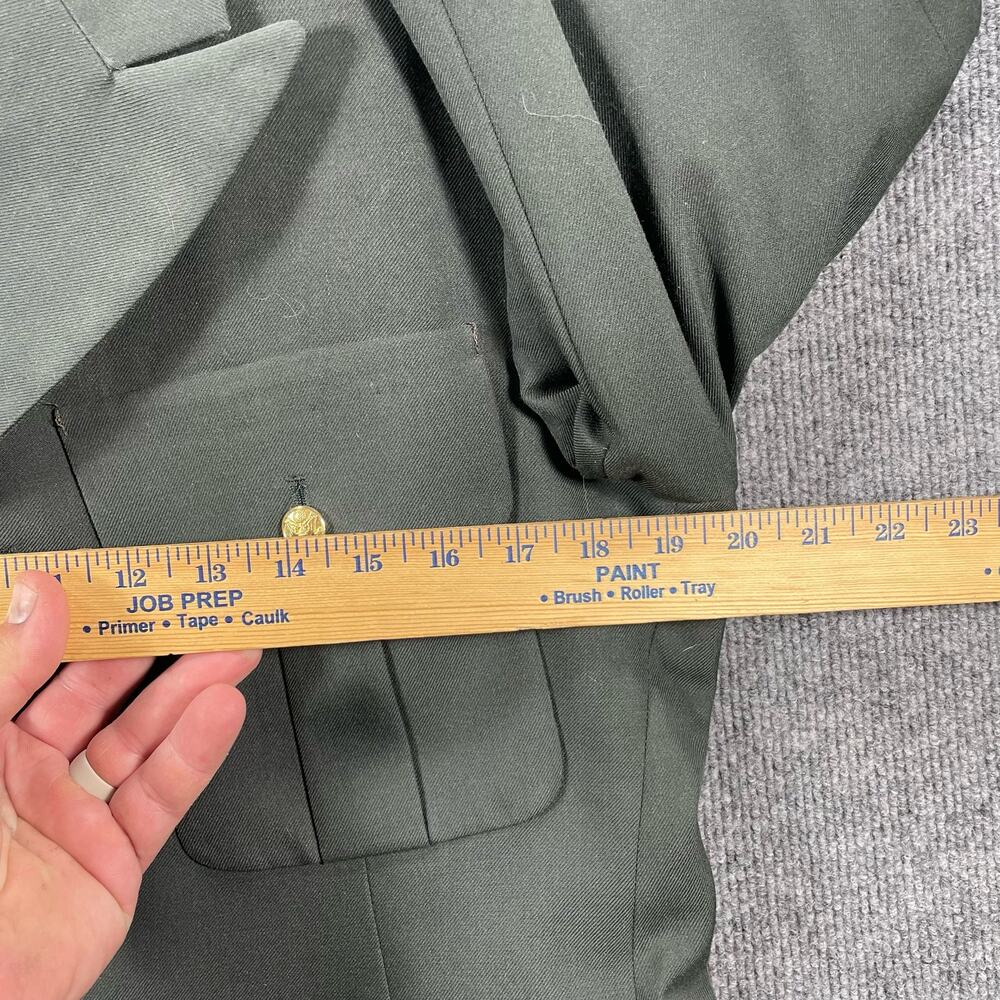 US Army Coat Class A Green Men's 40R Military Collectible Uniform Wool Blend - Picture 8 of 15